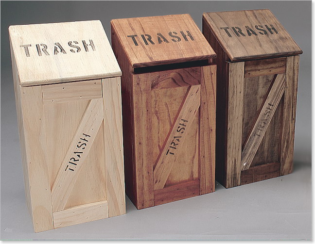 小さな木製ゴミ箱・トラッシュ・木製ゴミ箱・ダストボックスの通販 