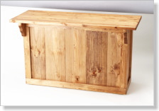 木製カウンター1500