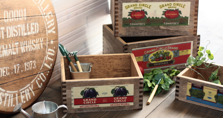 オールドラベルデザイン木箱の通販・販売 － 木製雑貨の専門店F-RAISE