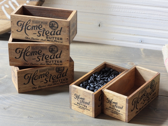 ホームステッド バターボックス木箱の通信販売 － 木箱・木製雑貨の