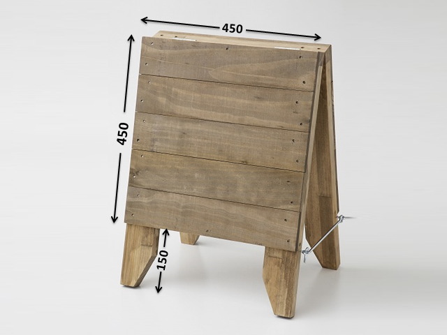 スモール木製Ａ型看板 － 木製雑貨の専門店F-RAISE